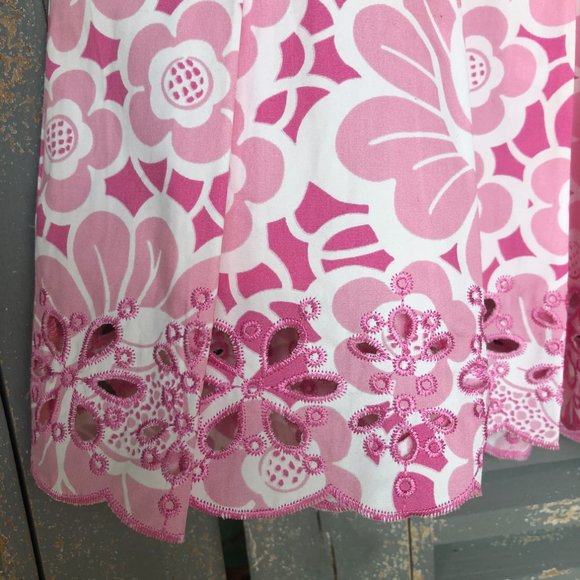 Lilly Pulitzer Girl's White Label Pleated Skirt 10 - Picture 3 of 10